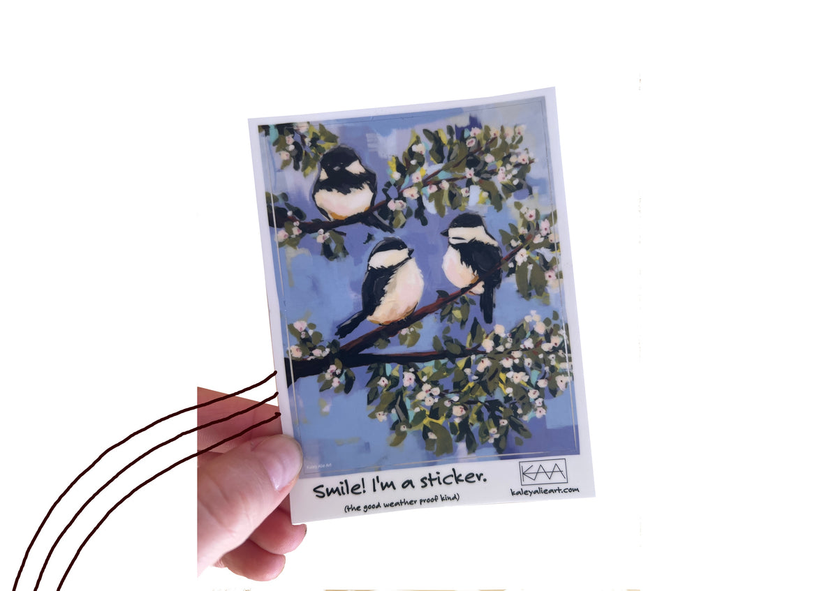 Chickadees Sticker