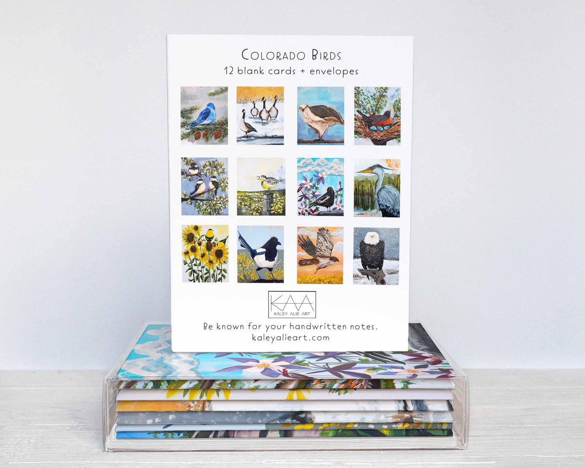 Colorado Birds Assorted Greeting Card Set