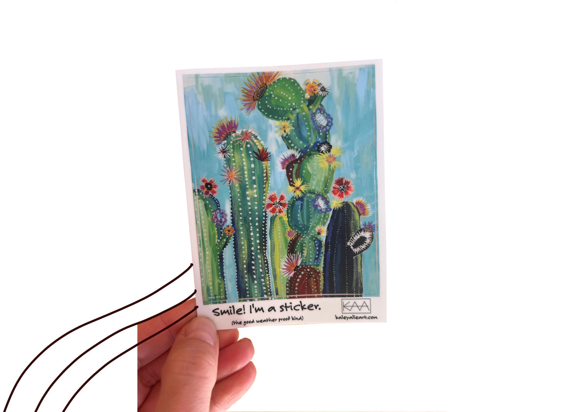 Desert Bloom Sticker