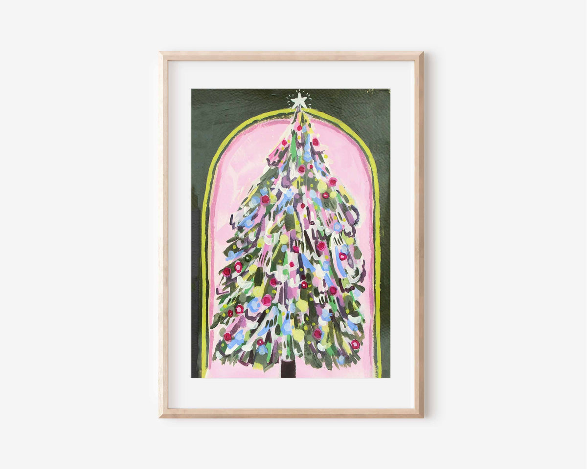 Dressed In Holiday Style Art Print
