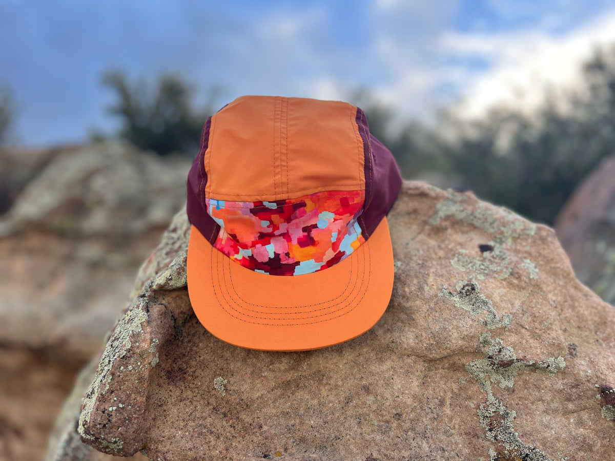 Golden Hour Brushstrokes 5-Panel Hat