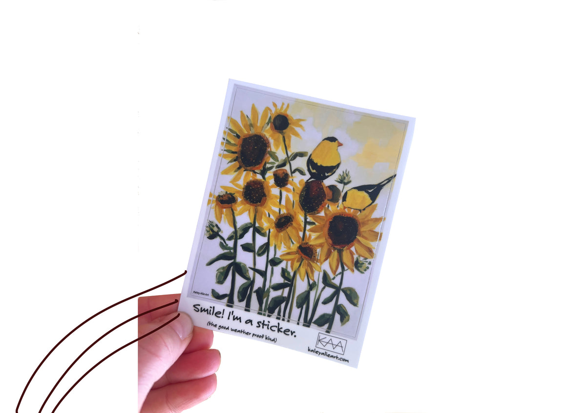 Goldfinches Sticker