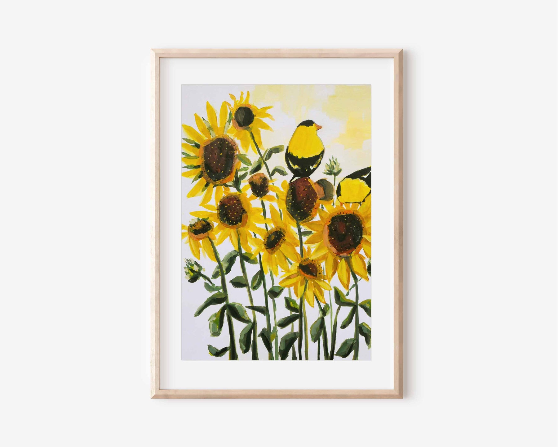Goldfinches Art Print
