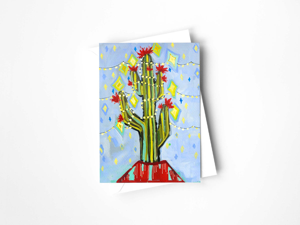 Cactus Kind of Christmas Greeting Card