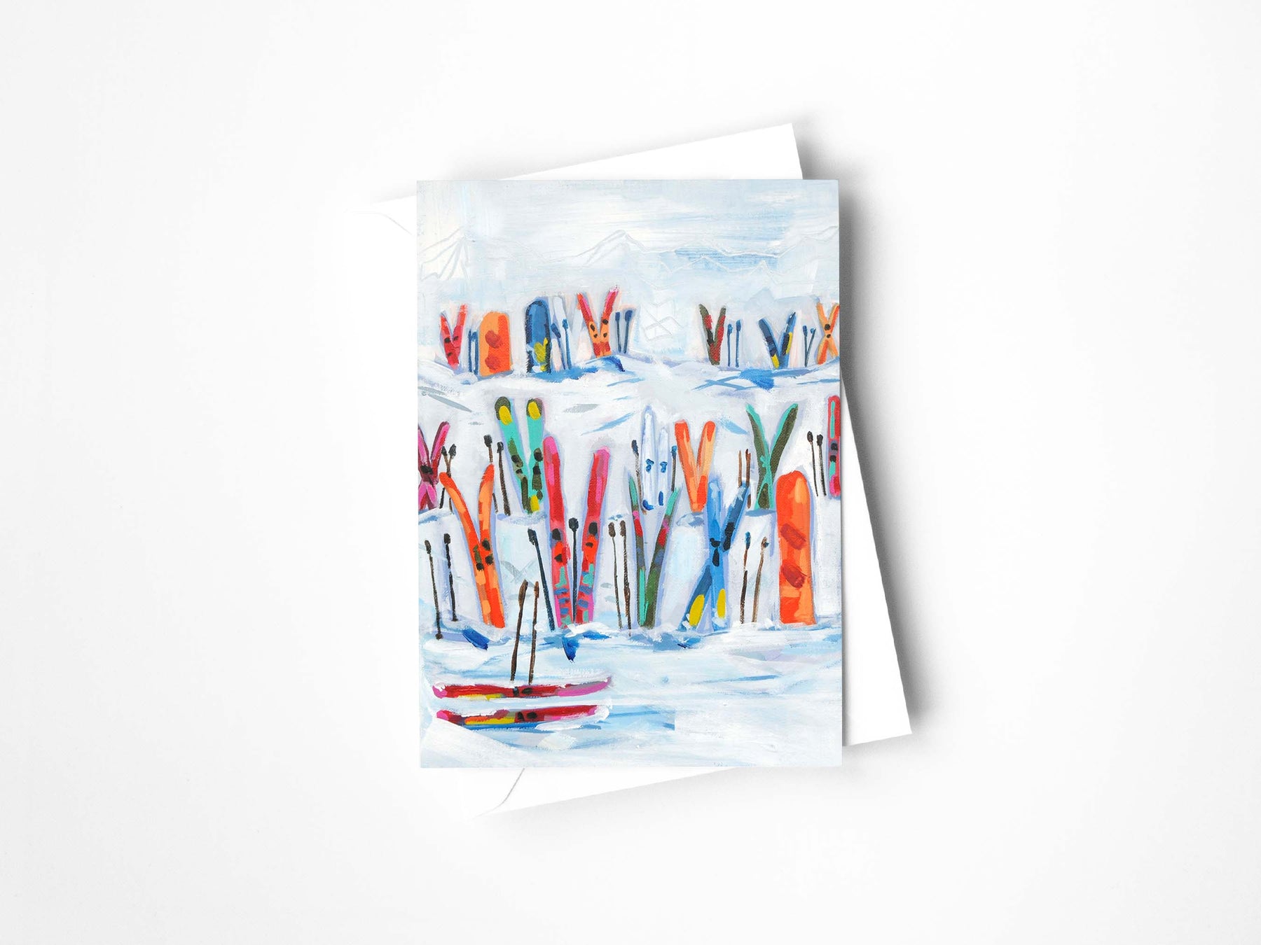 Sea of Skis Card