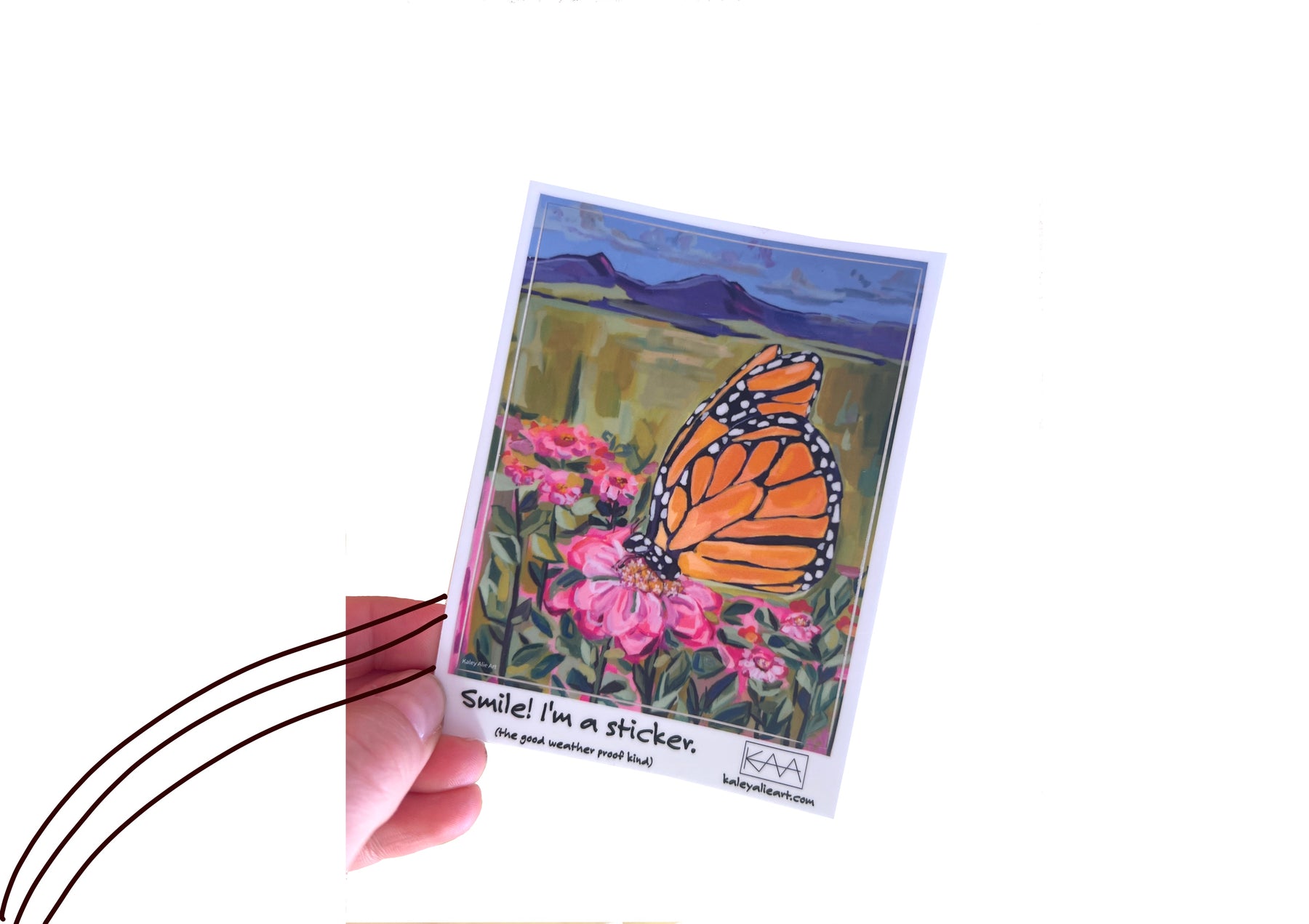 Monarch Sticker