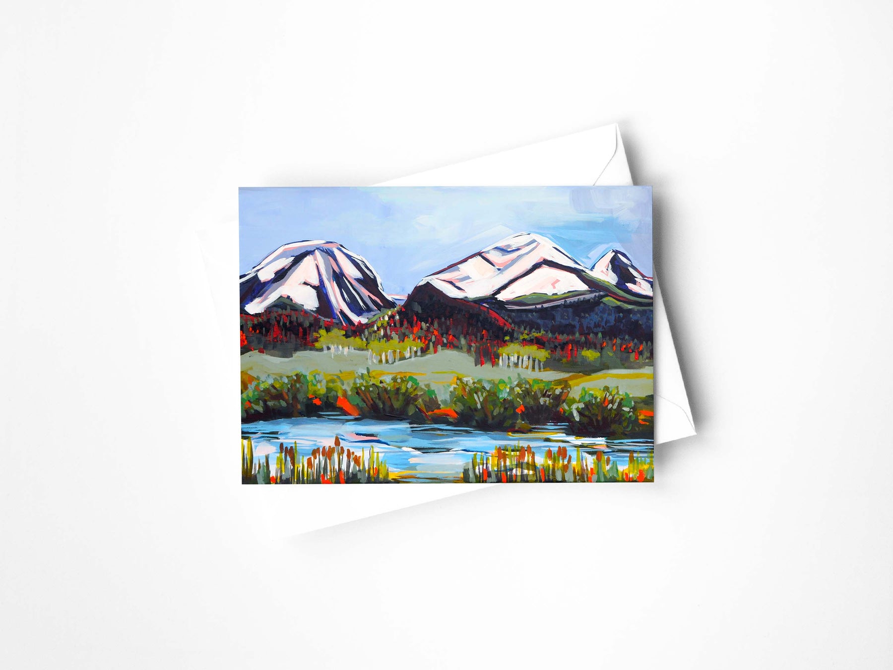 Spring Snowmelt Greeting Card