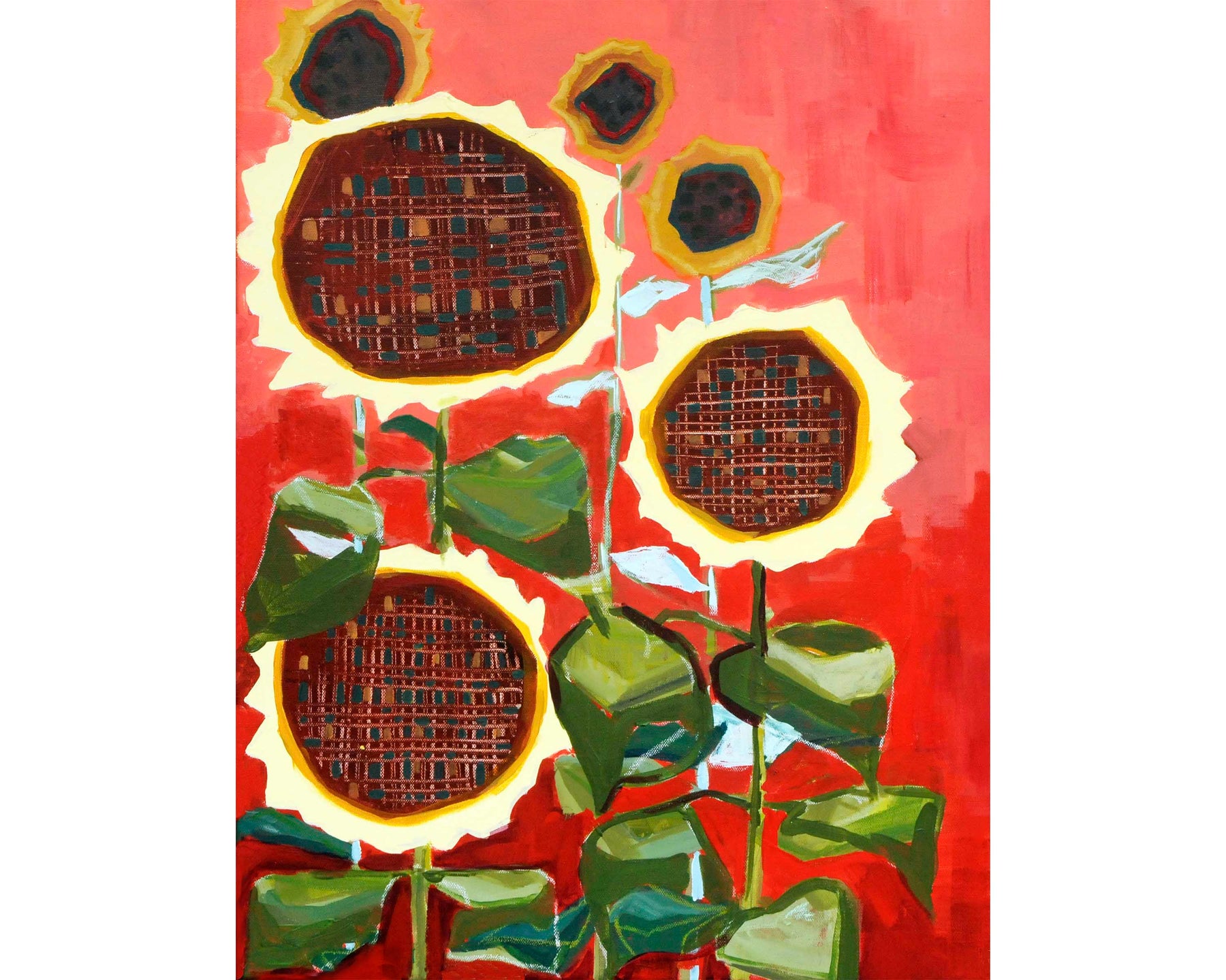 Sunflowers 18" x 24" Original Painting