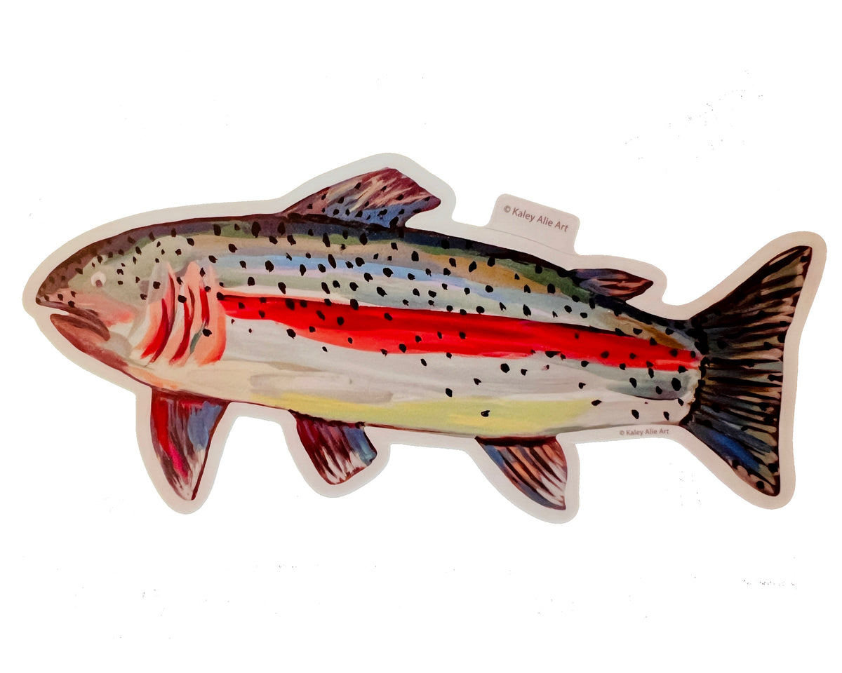 Big Rainbow Trout Sticker