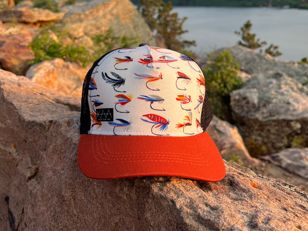 Trout Flies Trucker Hat