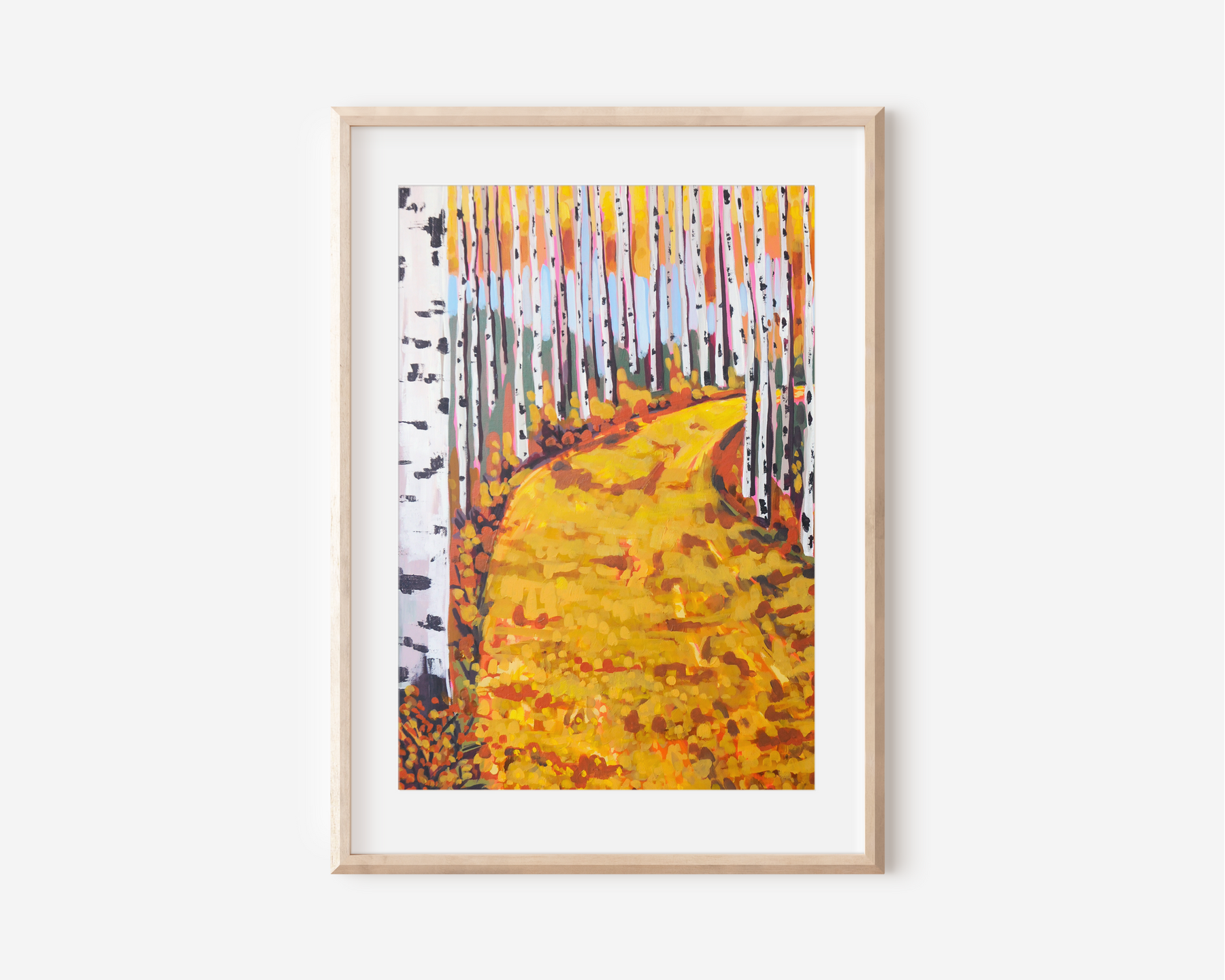 Aspen Road Art Print