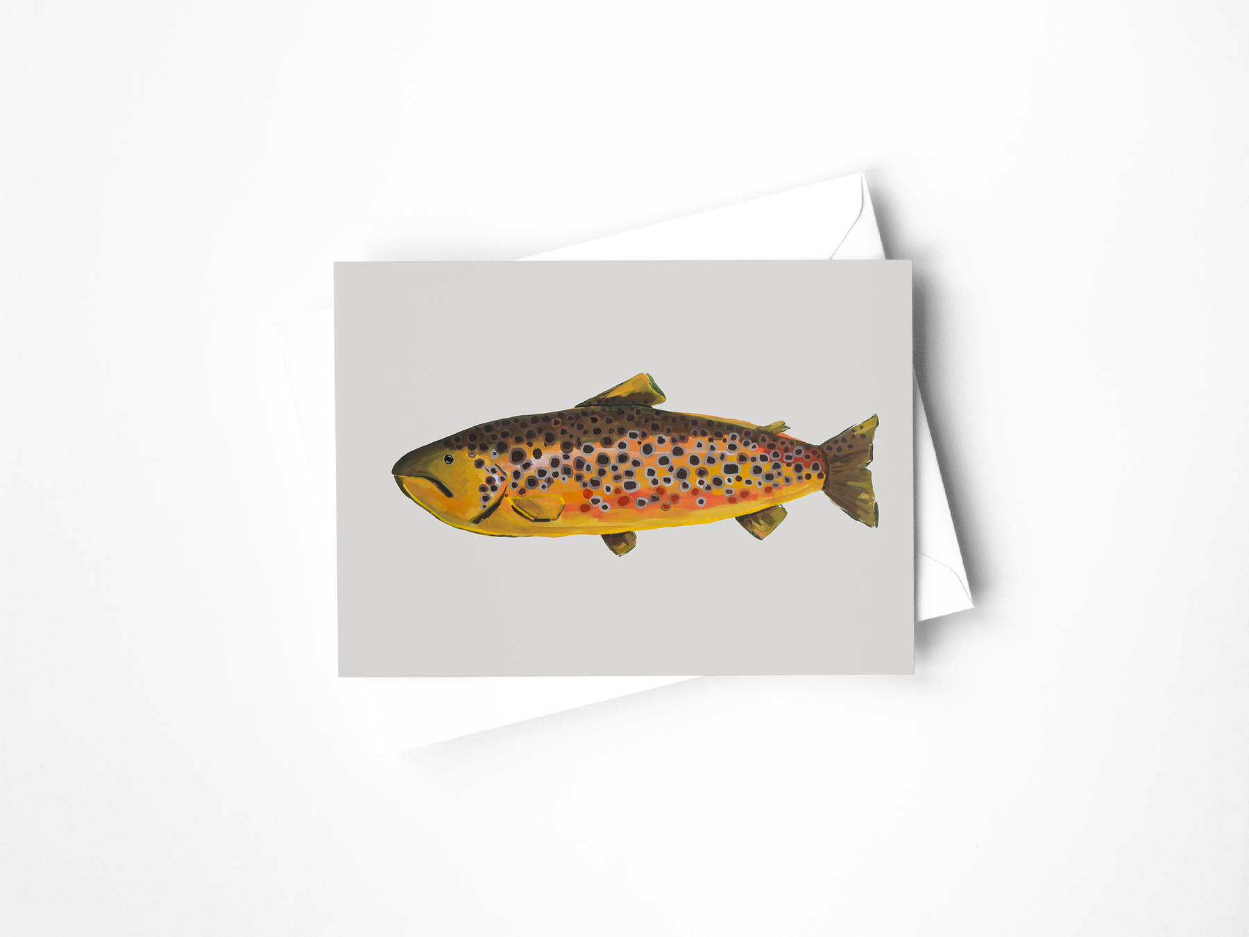 Brown Trout II Greeting Card