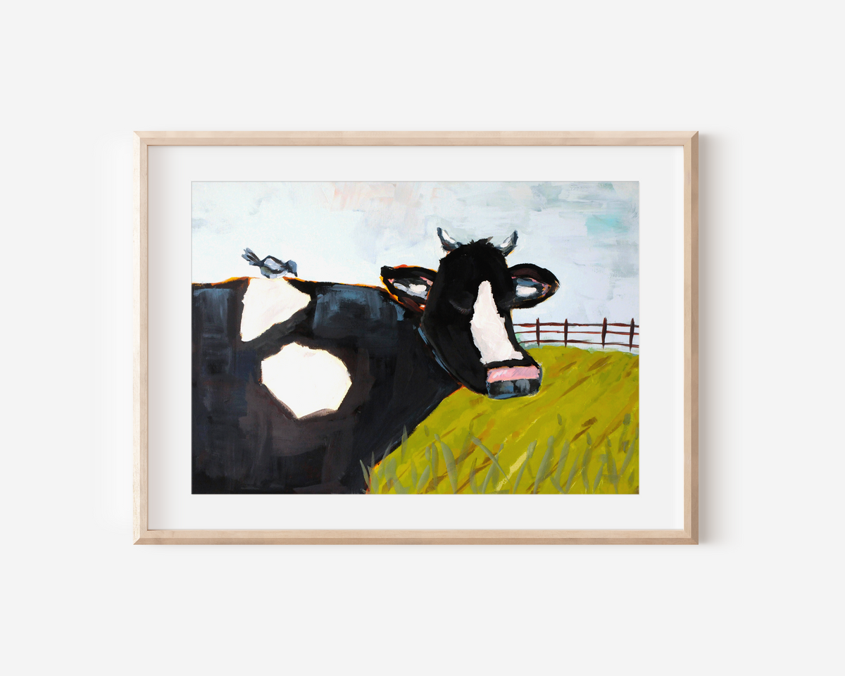 Cow Art Print