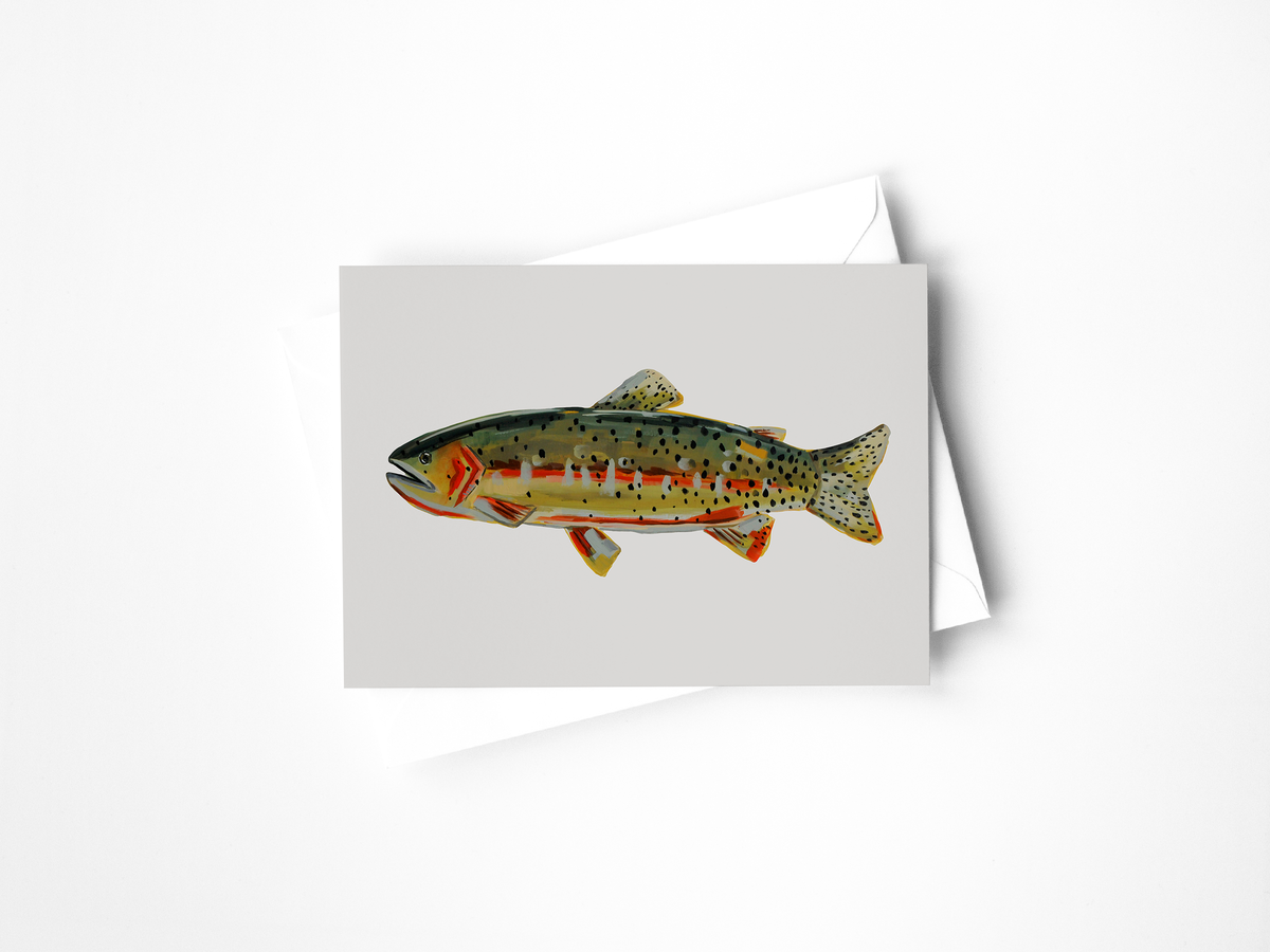 Cutthroat Trout Greeting Card