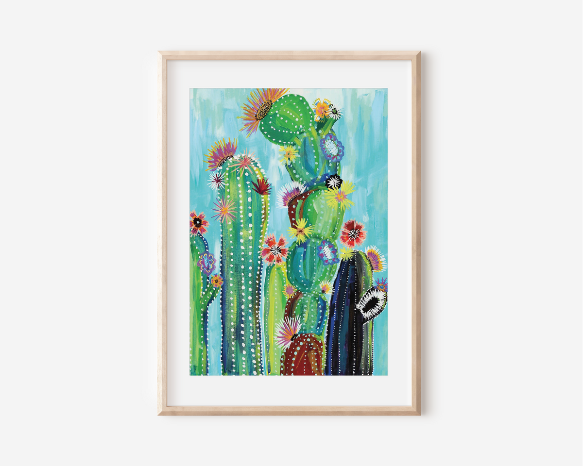 Desert Bloom Art Print