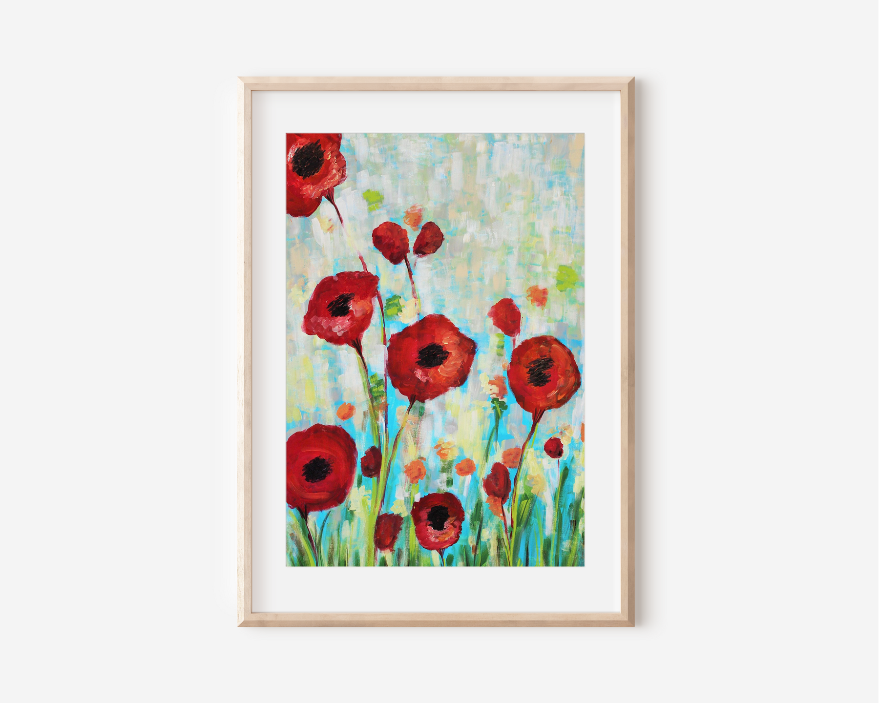 Field of Poppies Art Print