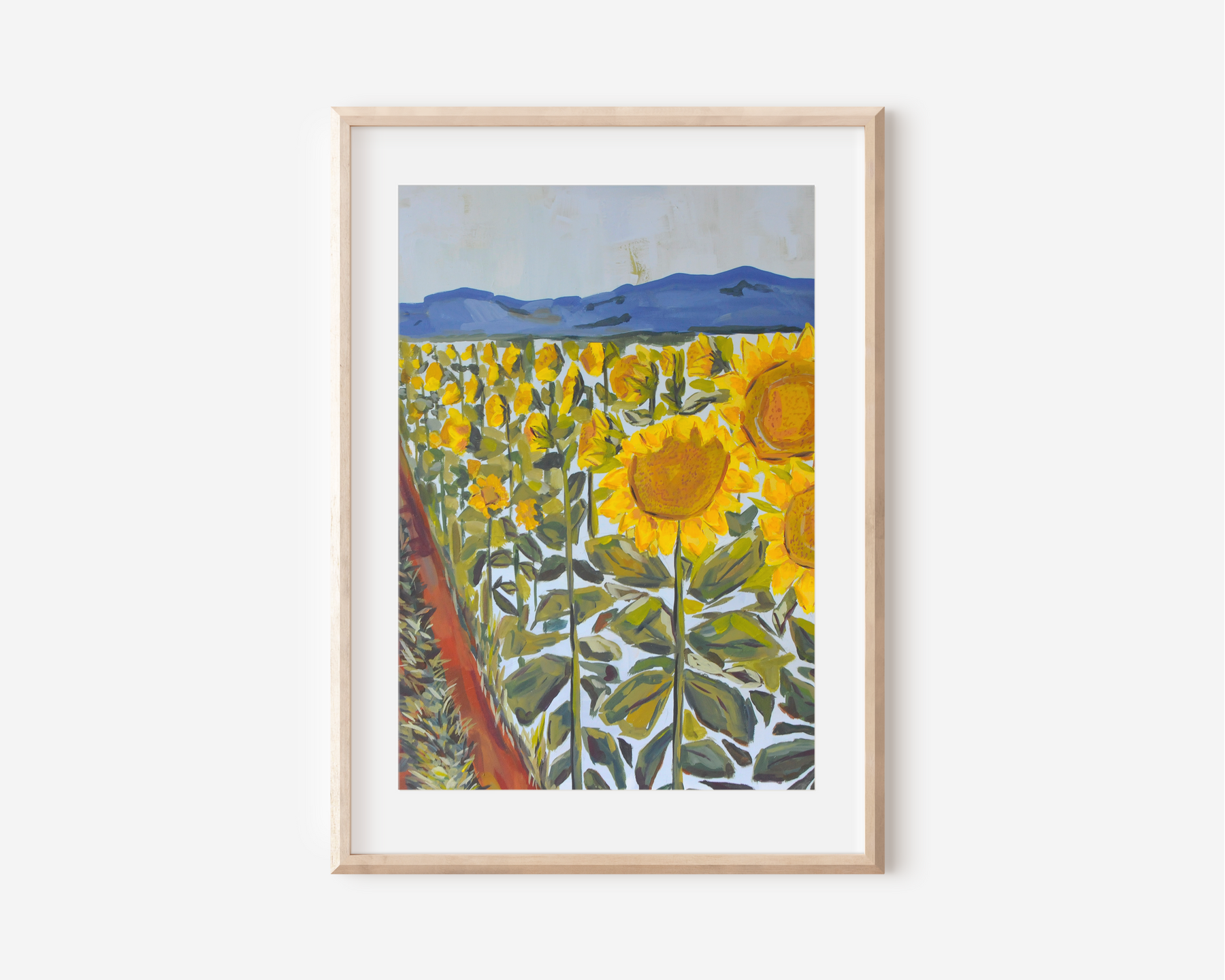 Field of Sunnies Art Print