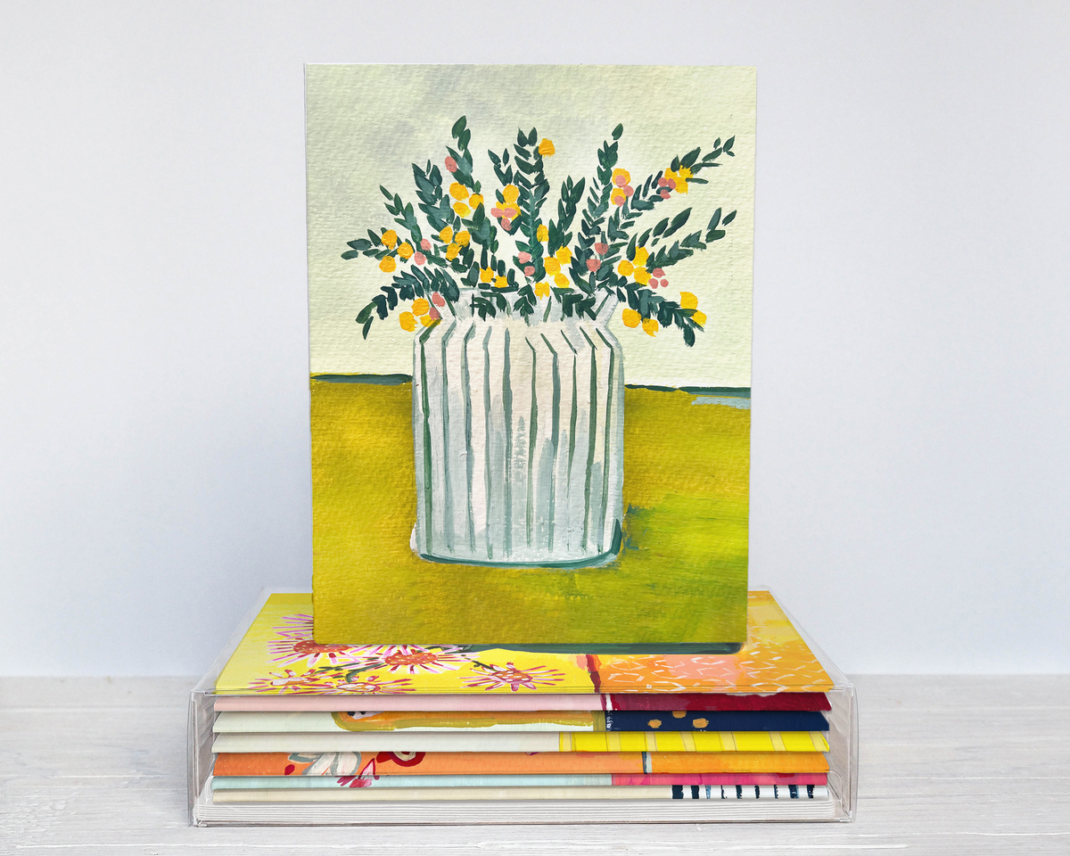 Fresh Picked Flowers Assorted Greeting Cards