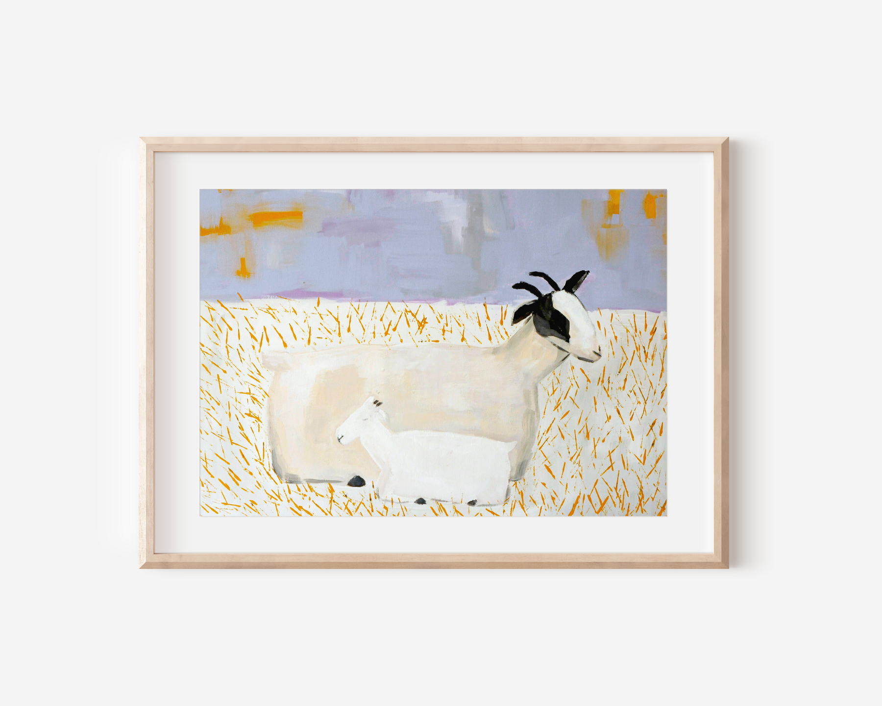 Goats Art Print
