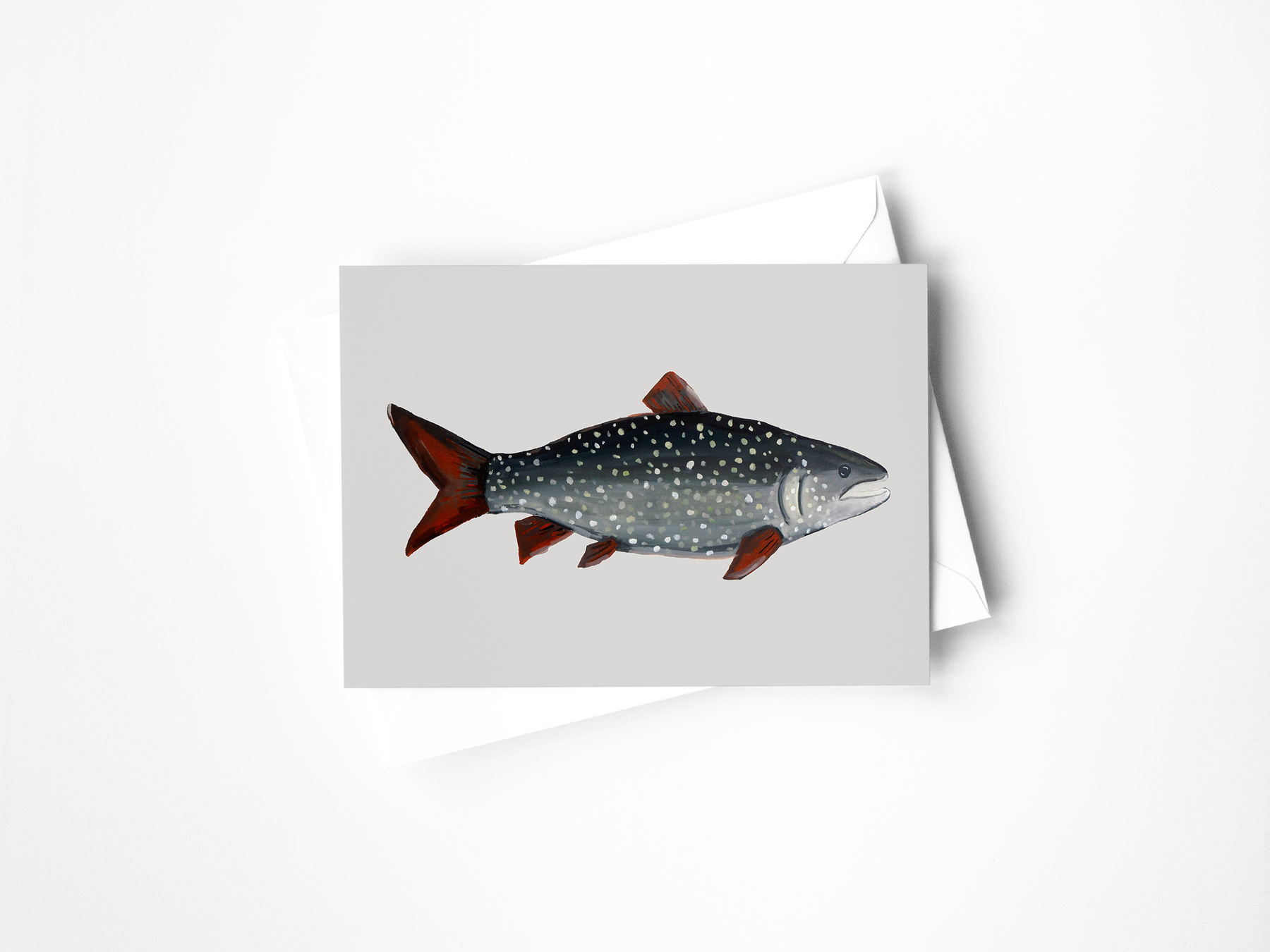 Mackinaw Trout Greeting Card