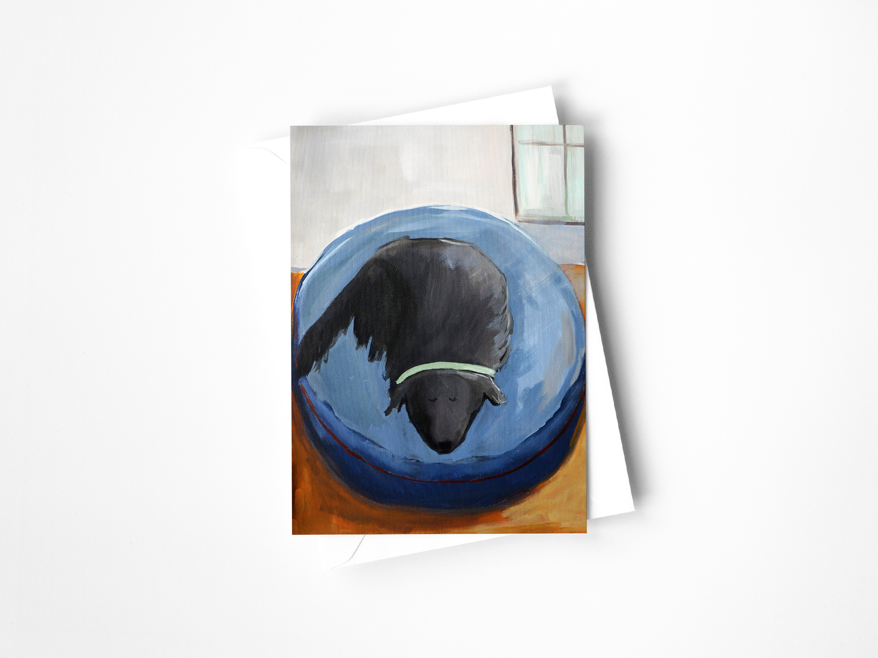 Lazy Lab Greeting Card