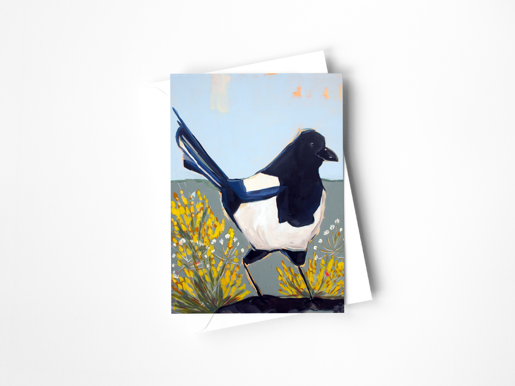 Magpie Greeting Card