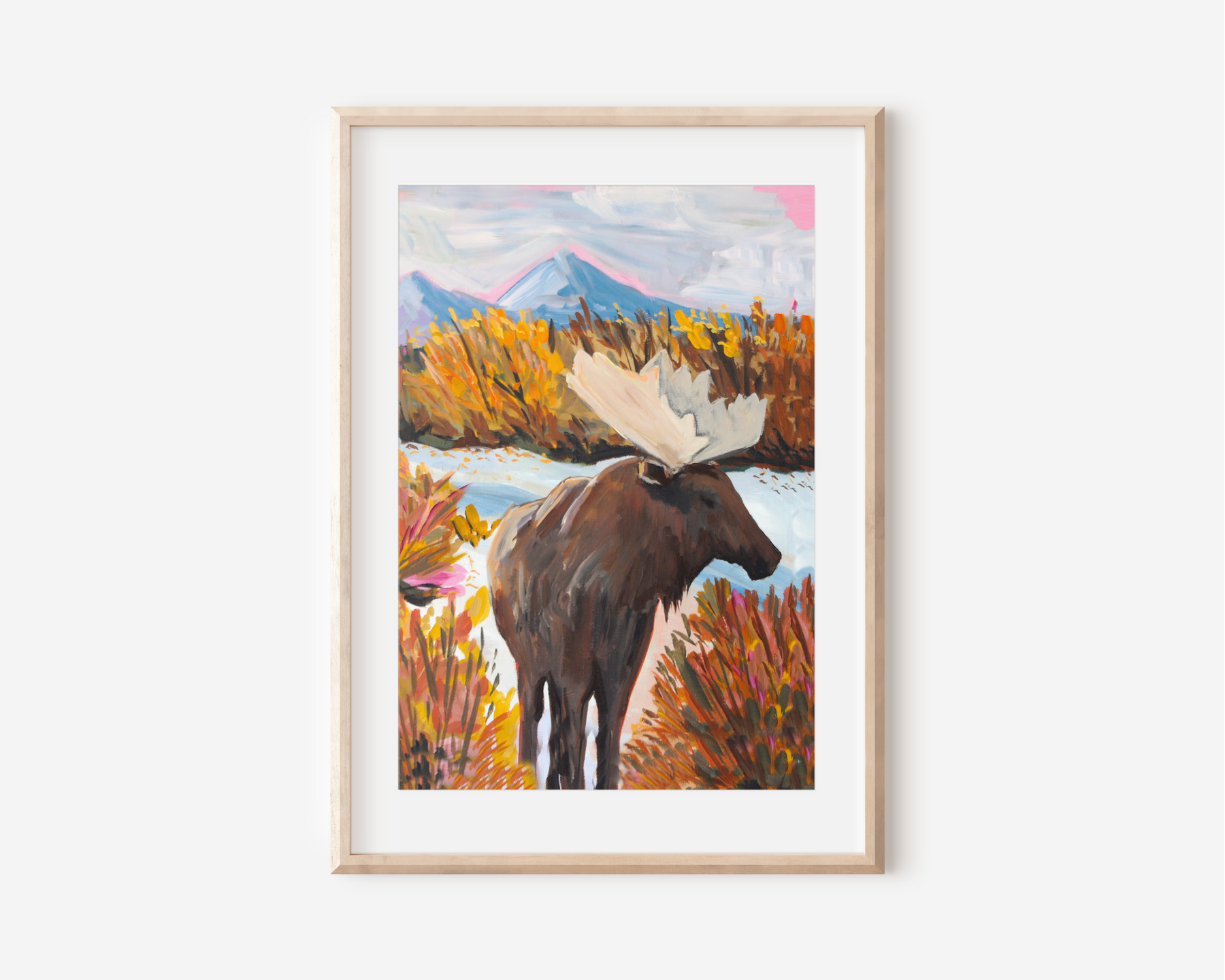 Moose Art Print