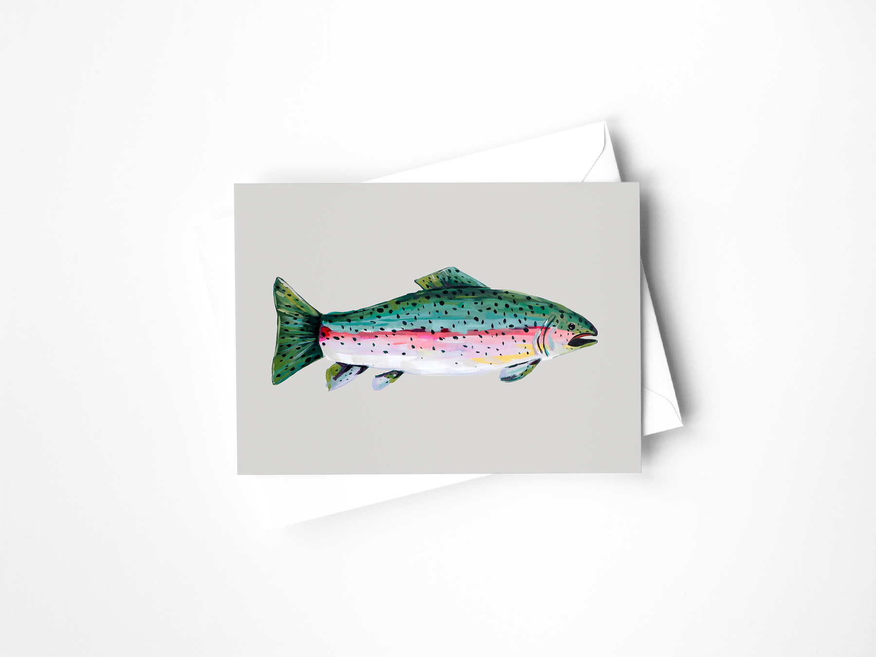 Rainbow Trout II Greeting Card