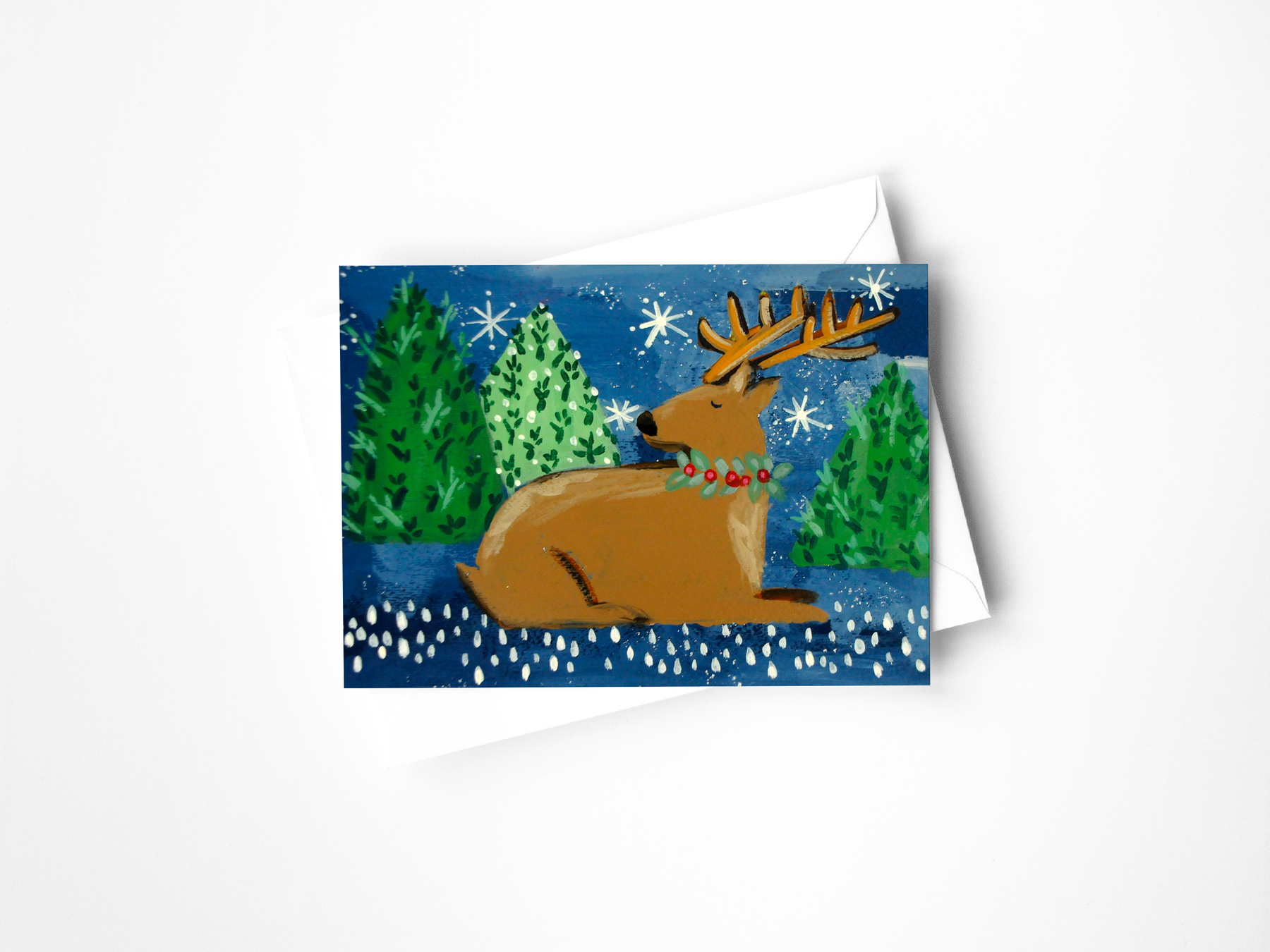 Eight Little Reindeer Assorted Greeting Cards
