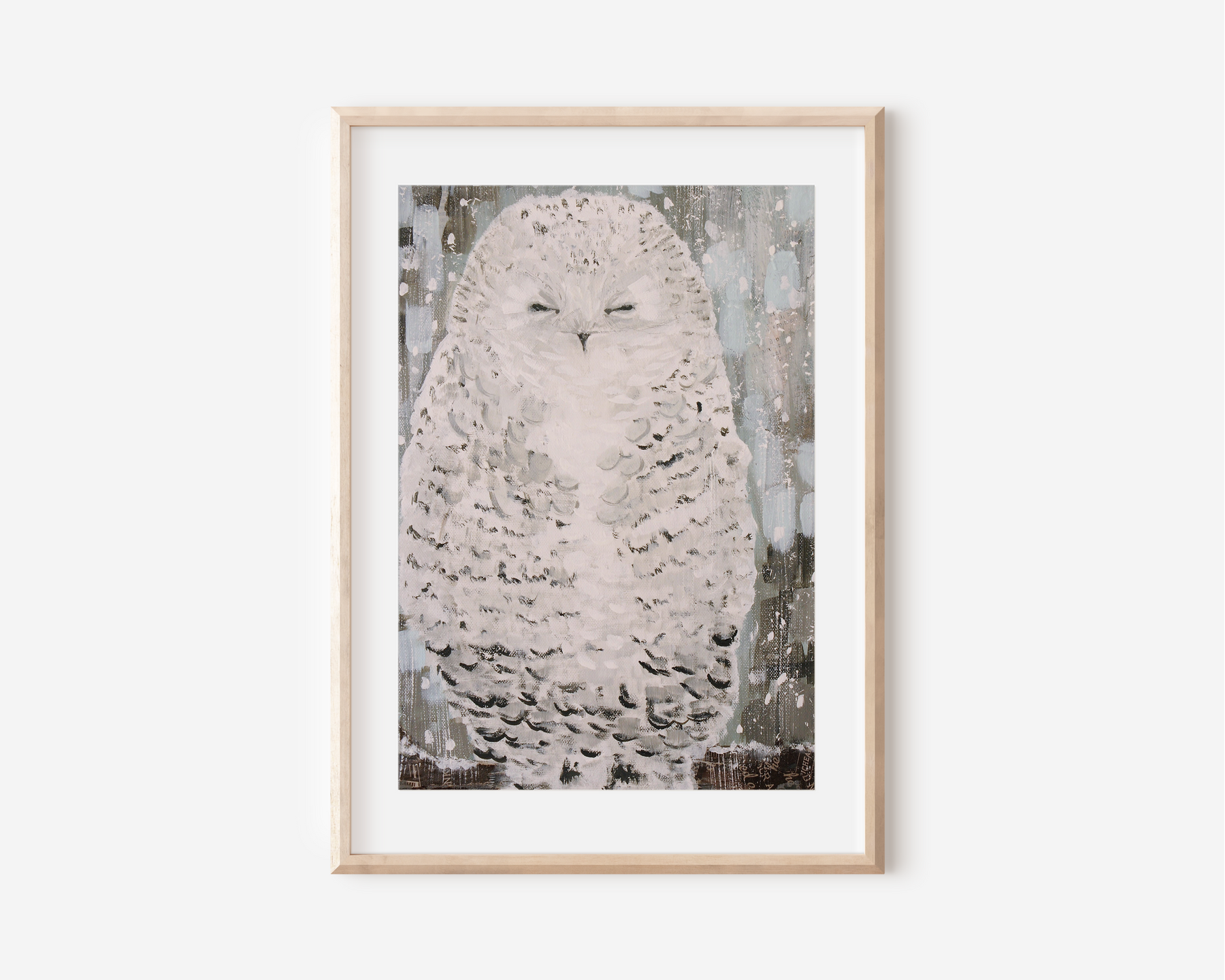 Snowy Owl Art Print