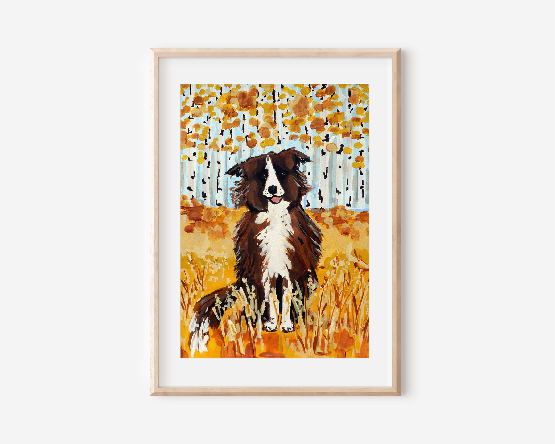 Trail Dog Art Print