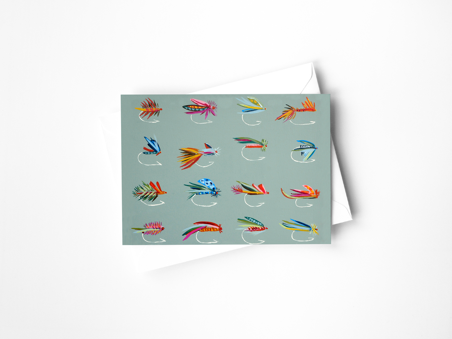 Trout Flies Greeting Card