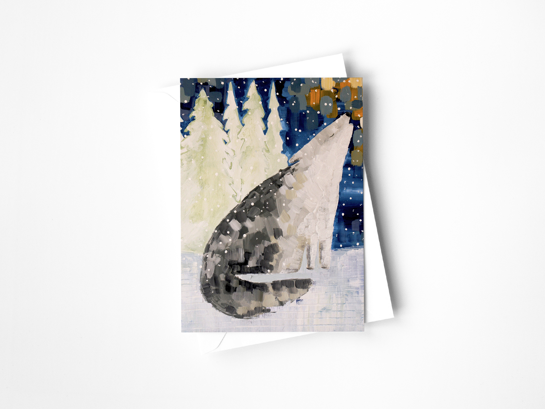 Wolf Greeting Card