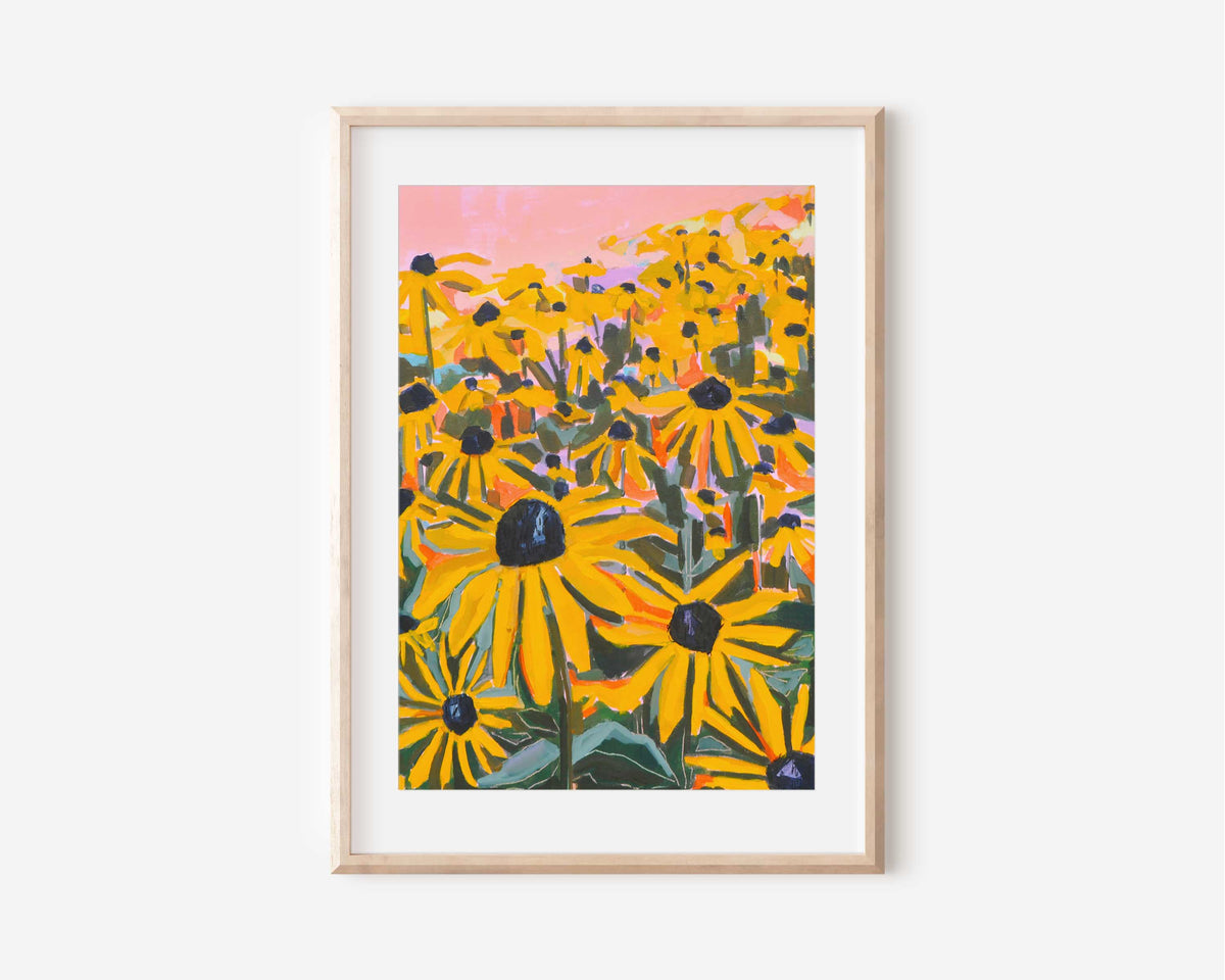 Black-Eyed Susans Art Print