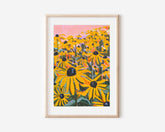 Black-Eyed Susans Art Print
