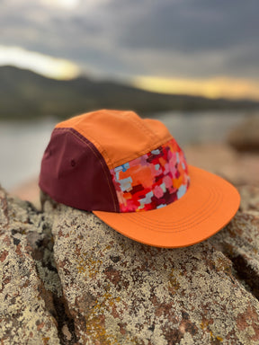 Golden Hour Brushstrokes 5-Panel Hat