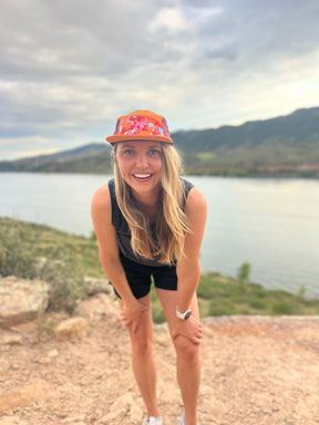 Golden Hour Brushstrokes 5-Panel Hat