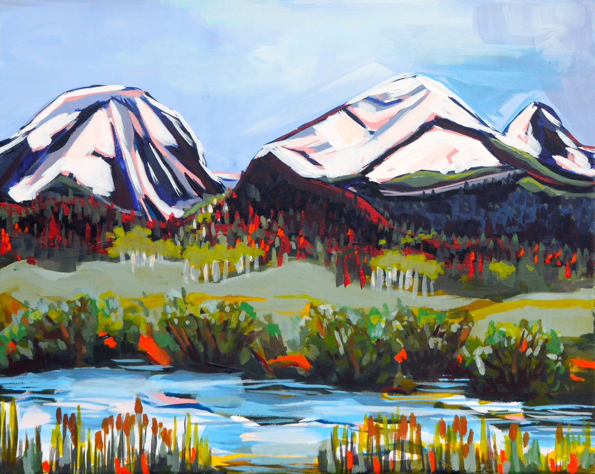 Gore Range Snowmelt Original Painting