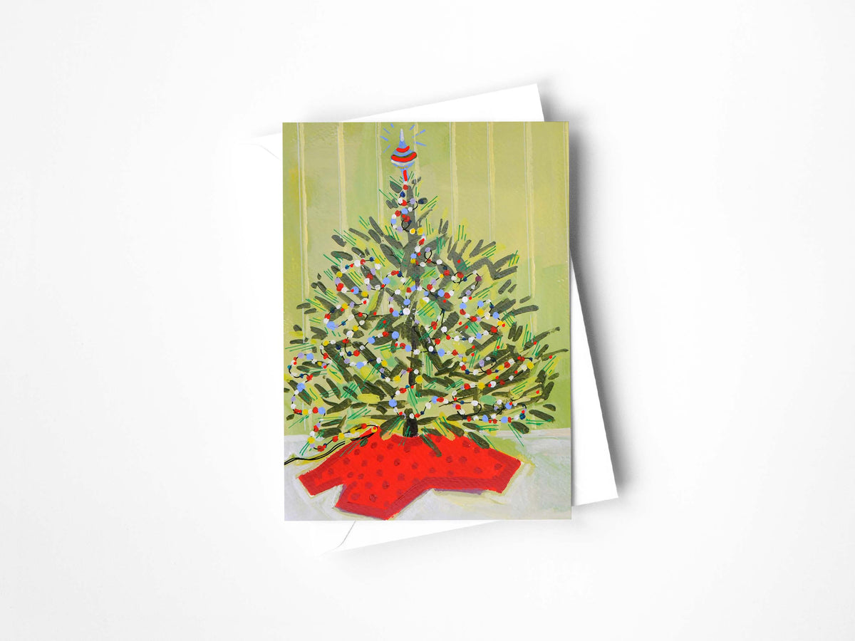 Old School Christmas Greeting Card