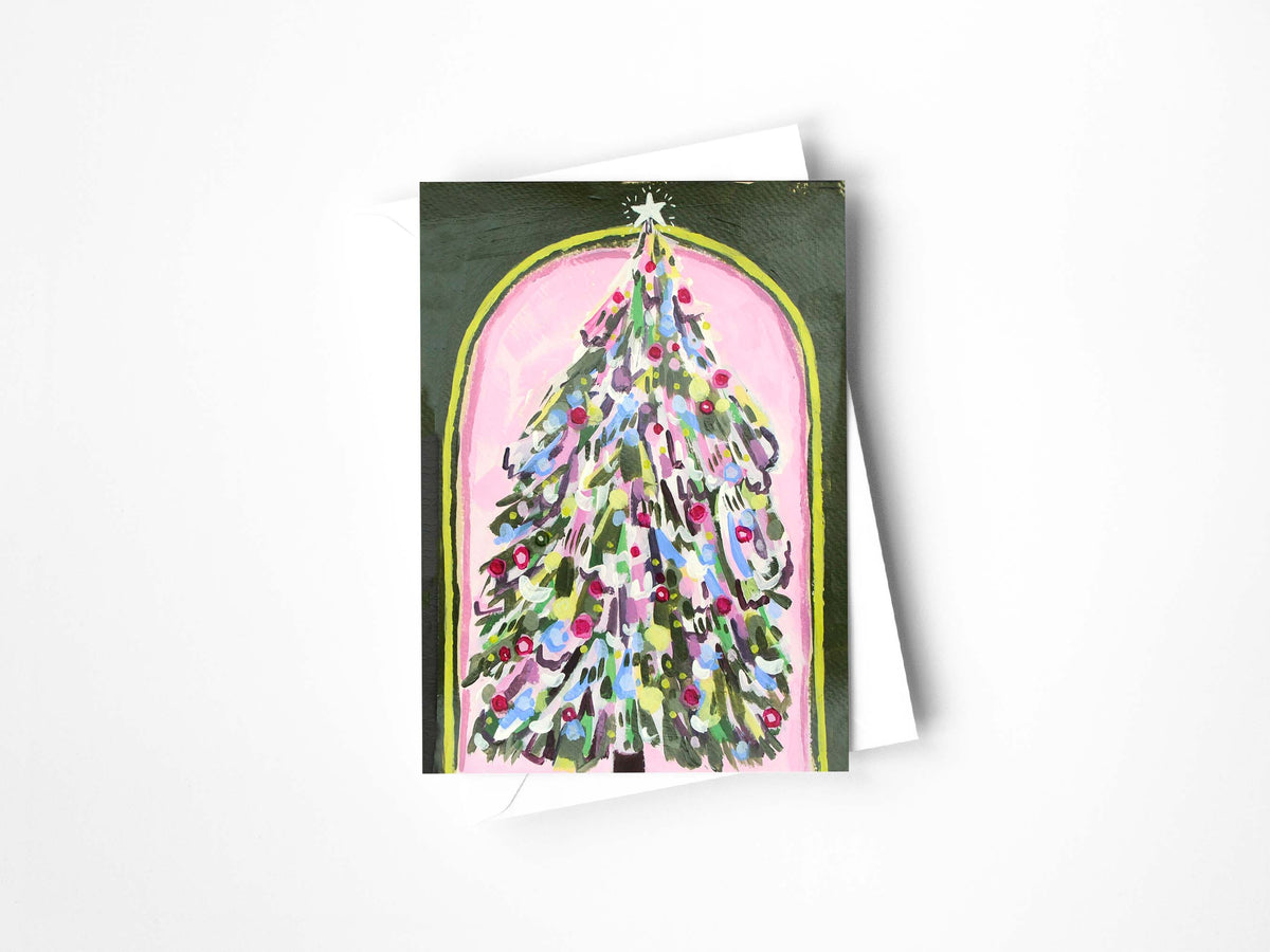 Dressed In Holiday Style Greeting Card