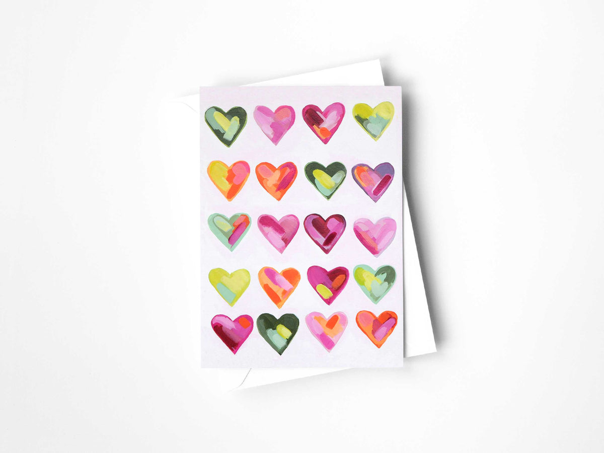 Happy Hearts Greeting Card