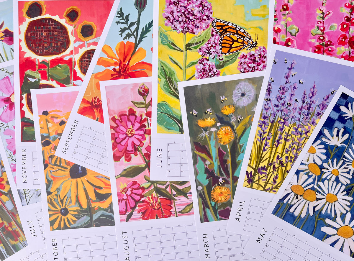 2025  Wall Calendar- BLOOM