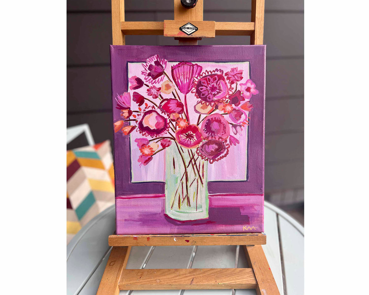 Love Day Bouquet Original Painting