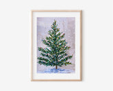 Ooo Christmas Tree Art Print