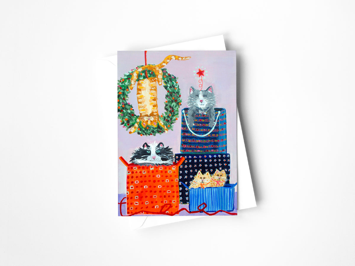 Party Cats Greeting Card