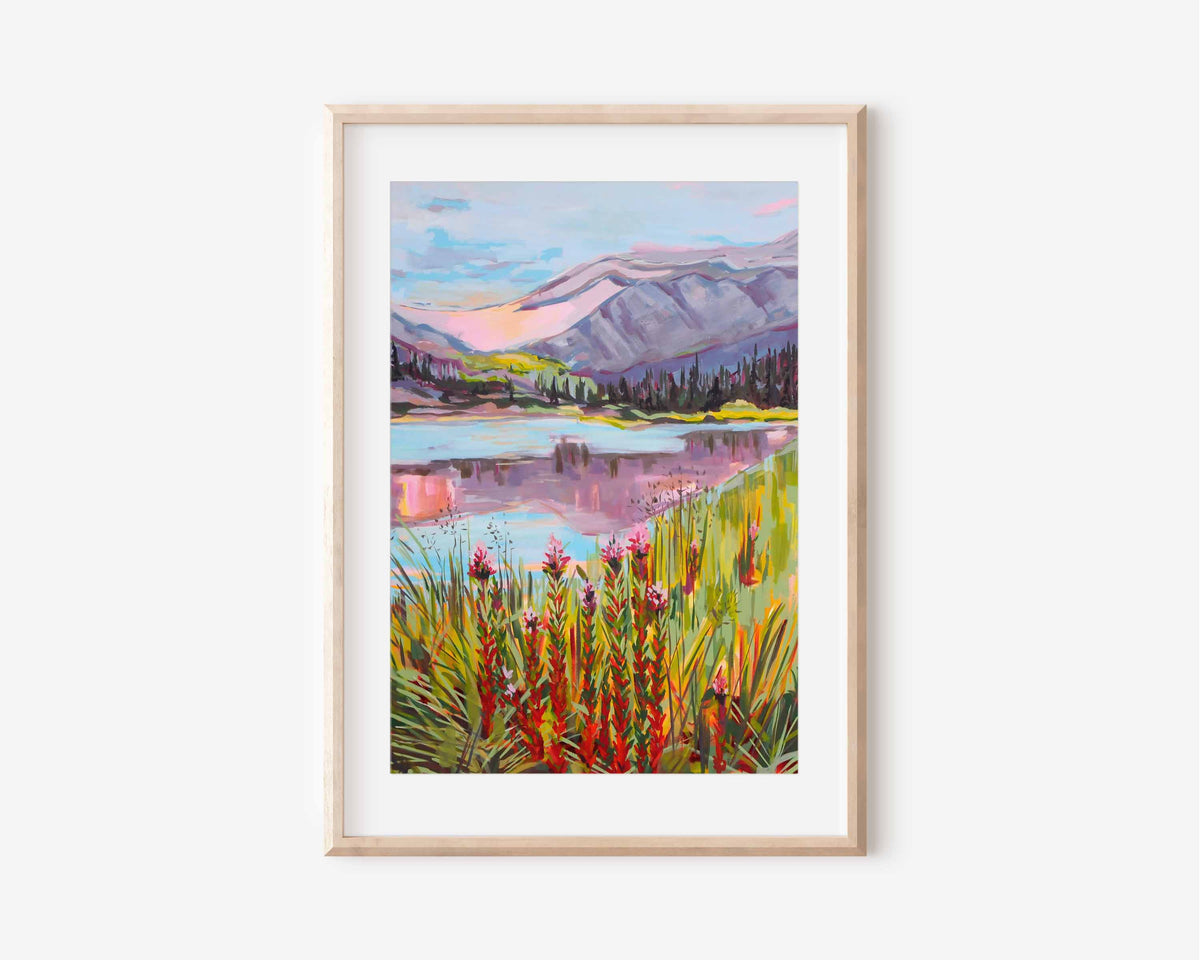 Rocky Mountain Reflections Art Print