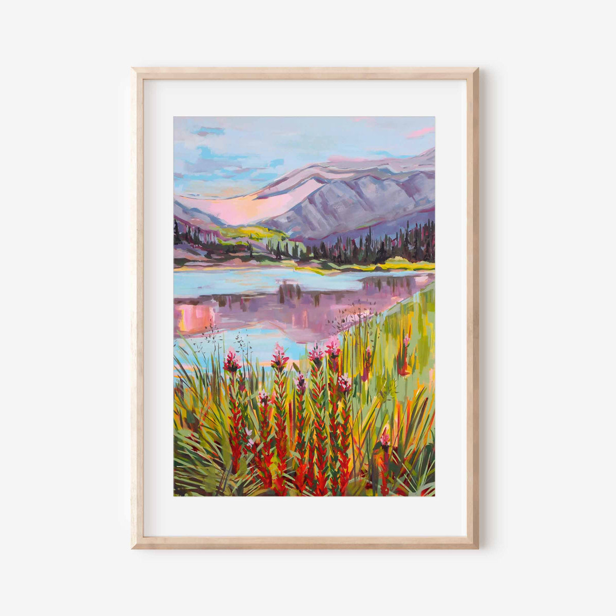 Rocky Mountain Reflections Art Print