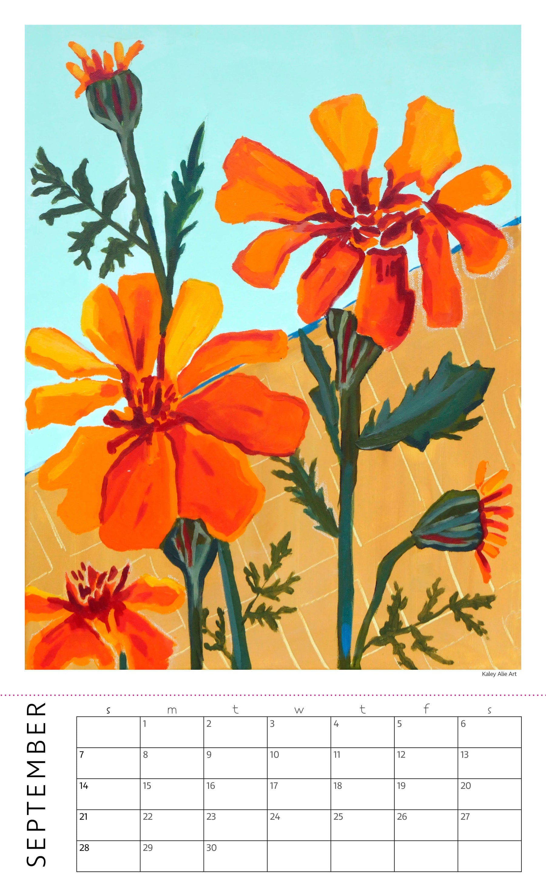 2025  Wall Calendar- BLOOM