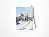 Summit Ski Tour Greeting Card