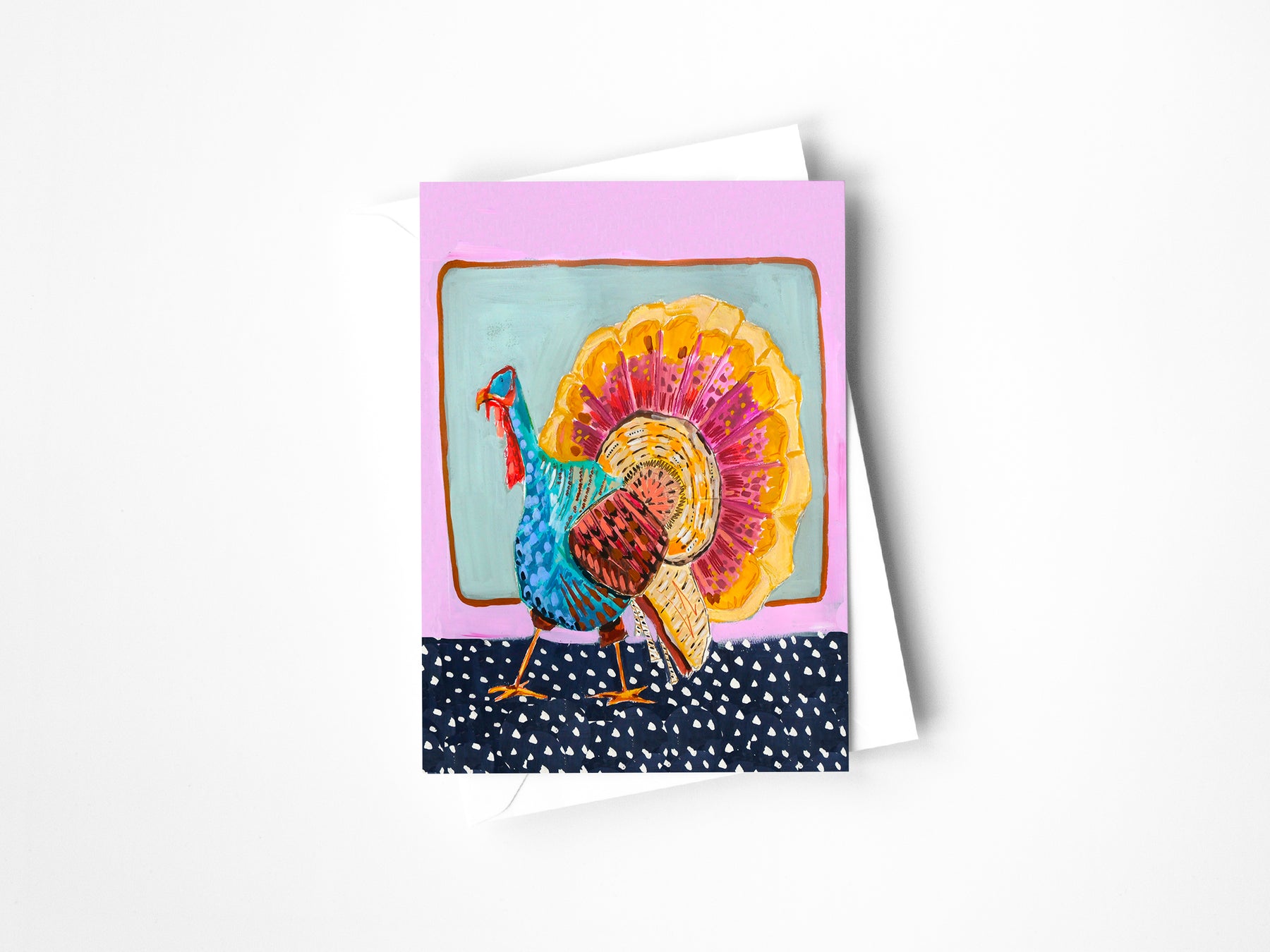 Turkey Strut Greeting Card